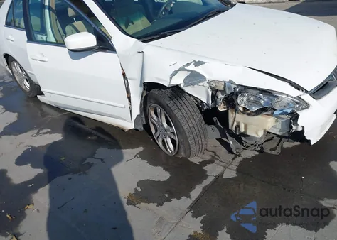 2007 Honda Accord 2.4 Se from USA, damaged, VIN 1HGCM563X7A195546